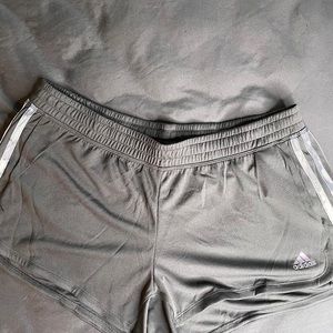 ADIDAS PACER 3-STRIPES KNIT SHORTS BLACK 100% AUTHENTIC